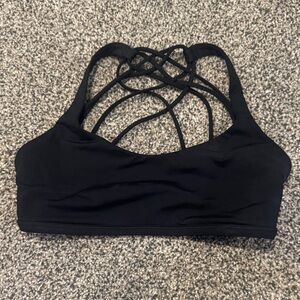 Lululemon Black Women's Strappy Sports Bra